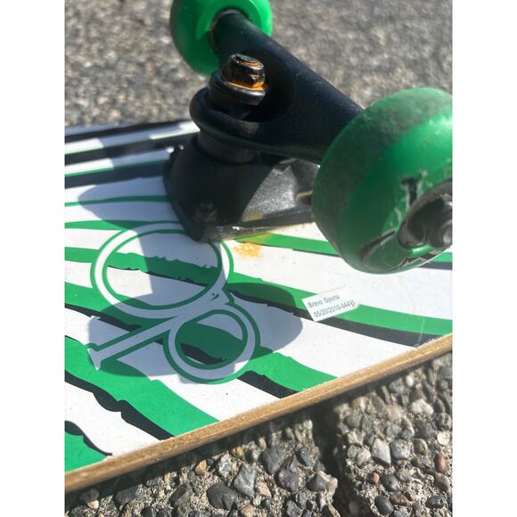 OP Skateboard Ocean pacific Green/white 2010 y2k skater punk - Picture 2 of 7